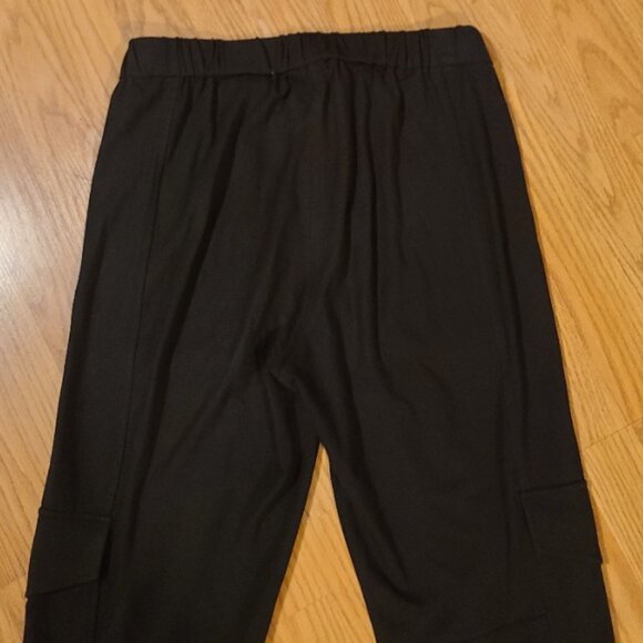 ALL SAINTS FREDA CARGO JOGGERS PANTS STRETCH JERSEY KNIT UTILITY ATHLEISURE sz 2 - Picture 5 of 7